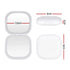 LED Compact Mirror Lighted Travel Makeup Mirror Pocket-Sized 1x 10x Magnification Square White