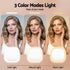 LED Compact Mirror Lighted Travel Makeup Mirror Pocket-Sized 1x 10x Magnification Square White