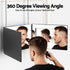 Trifold Mirror Makeup Portable with Height Adjustable 3 Way Telescoping Hook Hair Cutting Styling
