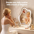 Embellir Makeup Mirror with Lights 10X Magnifier 360 Degree Rotation White