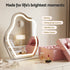 Embellir Makeup Mirror with Lights 10X Magnifier 360 Degree Rotation White