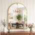 Embellir Arch Wall Mirror, Decorative Gold Frame Mirrors, 61x41cm Bathroom Vanity Mirror, Slim Frame for Living Room Entryway Bedroom Decor