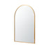 Embellir Arch Wall Mirror, Decorative Gold Frame Mirrors, 61x41cm Bathroom Vanity Mirror, Slim Frame for Living Room Entryway Bedroom Decor