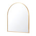 Embellir Arch Wall Mirror, Decorative Gold Frame Mirrors, 86x81cm Bathroom Vanity Mirror, Slim Frame for Living Room Entryway Bedroom Decor
