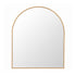 Embellir Arch Wall Mirror, Decorative Gold Frame Mirrors, 86x81cm Bathroom Vanity Mirror, Slim Frame for Living Room Entryway Bedroom Decor