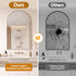 Embellir Arch Wall Mirror, Decorative Silver Frame Mirrors, 86x50cm Bathroom Vanity Mirror, Slim Frame for Living Room Entryway Bedroom Decor
