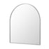 Embellir Arch Wall Mirror, Decorative Silver Frame Mirrors, 86x81cm Bathroom Vanity Mirror, Slim Frame for Living Room Entryway Bedroom Decor