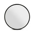 Embellir 2 Wall Mirror Makeup 80cm Home Decor Framed Mirrors Bathroom Round Black