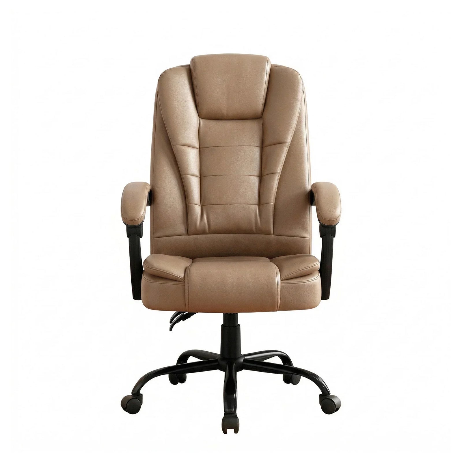 Artiss Massage Office Chair Reclining PU Leather Ergonomic Espresso