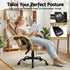 Artiss Massage Office Chair Reclining PU Leather Ergonomic Espresso