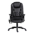 Artiss Massage Office Chair PU Leather Executive Chair Heated Black