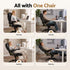 Artiss Massage Office Chair PU Leather Executive Chair Heated Black