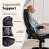 Artiss Massage Office Chair PU Leather Executive Chair Heated Black