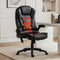 Artiss Massage Office Chair PU Leather Executive Chair Heated Black