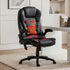 Artiss Massage Office Chair PU Leather Executive Chair Heated Black