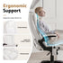Artiss Heated Massage Office Chair PU Leather Ergonomic White