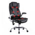 Artiss 8‑Point Massage Office Chair – PU Leather, High Back, Timer, Flip‑Up Arms