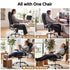 Artiss 8‑Point Massage Office Chair – PU Leather, High Back, Timer, Flip‑Up Arms