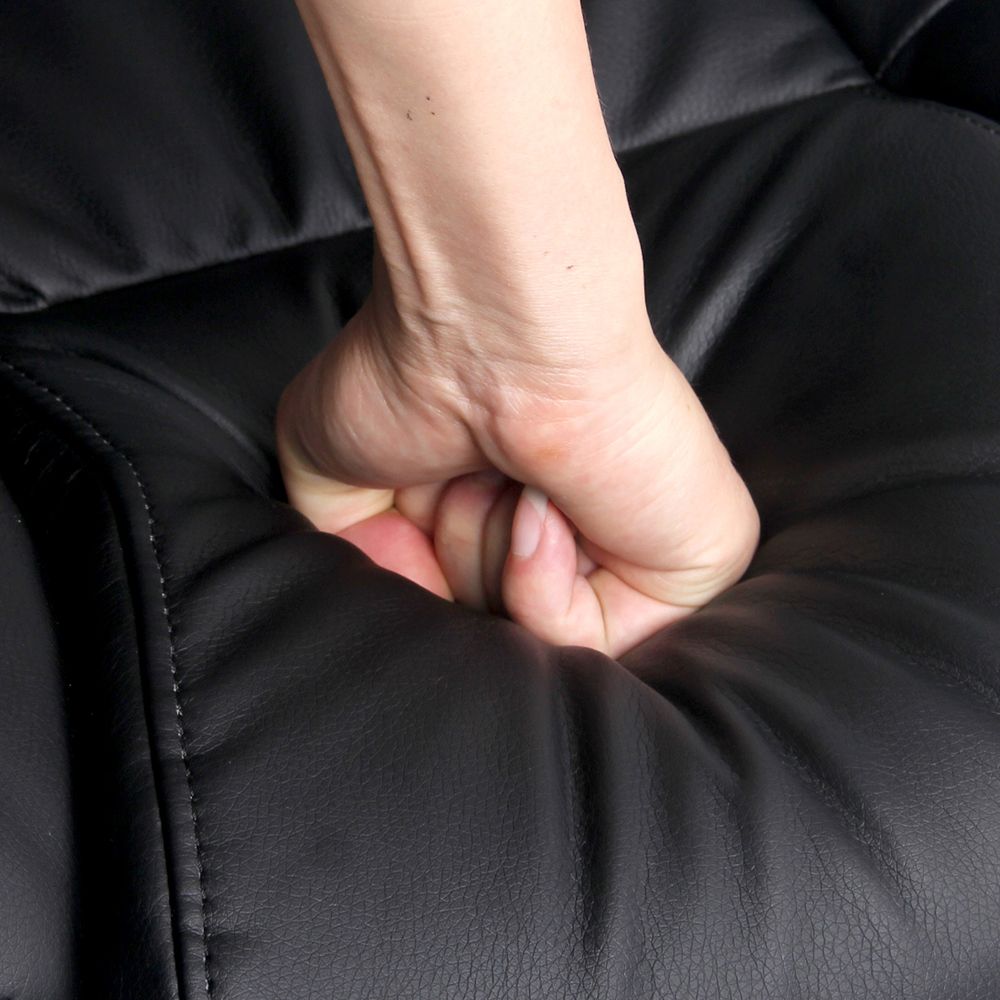 Artiss 8‑Point Massage Office Chair – PU Leather, High Back, Timer, Flip‑Up Arms