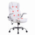 Artiss 8 Point Massage Office Chair High Back PU Leather Ergonomic White