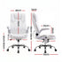 Artiss 8 Point Massage Office Chair High Back PU Leather Ergonomic White