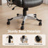 Artiss Massage Office Chair Heated Lumbar PU Leather High Back Ergonomic Swivel Black