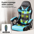 Artiss Massage Gaming Chair, 8 Point Recliner Office Chair with Footrest Blue