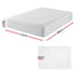 Waterproof Mattress Protector 100% Cotton Quilted Fitted Cover Double