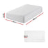 Waterproof Mattress Protector 100% Cotton Quilted Fitted Cover Single