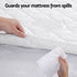 Waterproof Mattress Protector 100% Cotton Quilted Fitted Cover Single