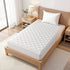 Waterproof Mattress Protector 100% Cotton Quilted Fitted Cover Single