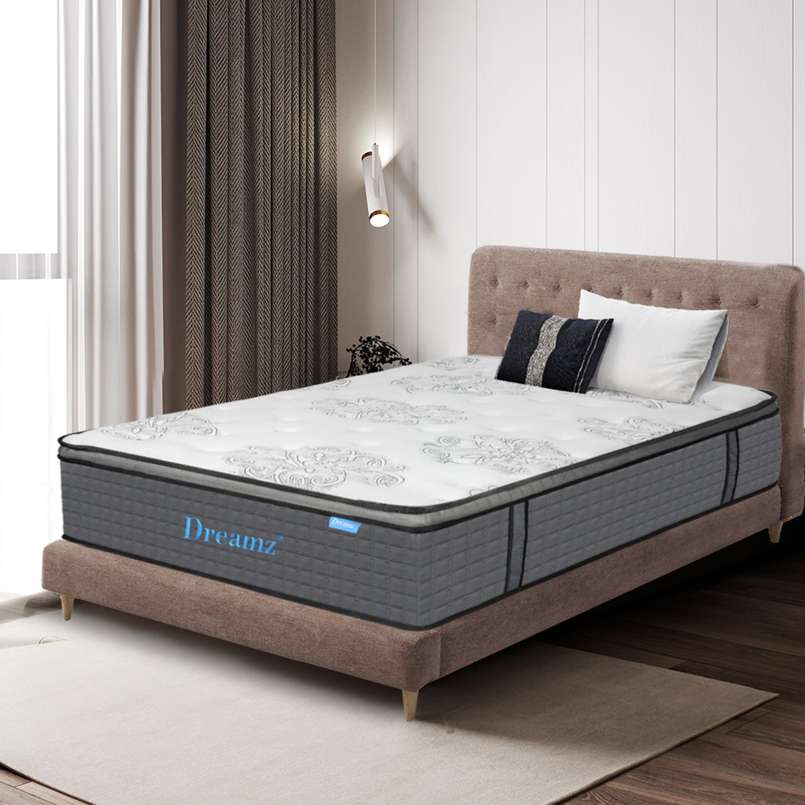 Dreamz Spring Mattress Bed Pocket Egg Double-1950770001552216070