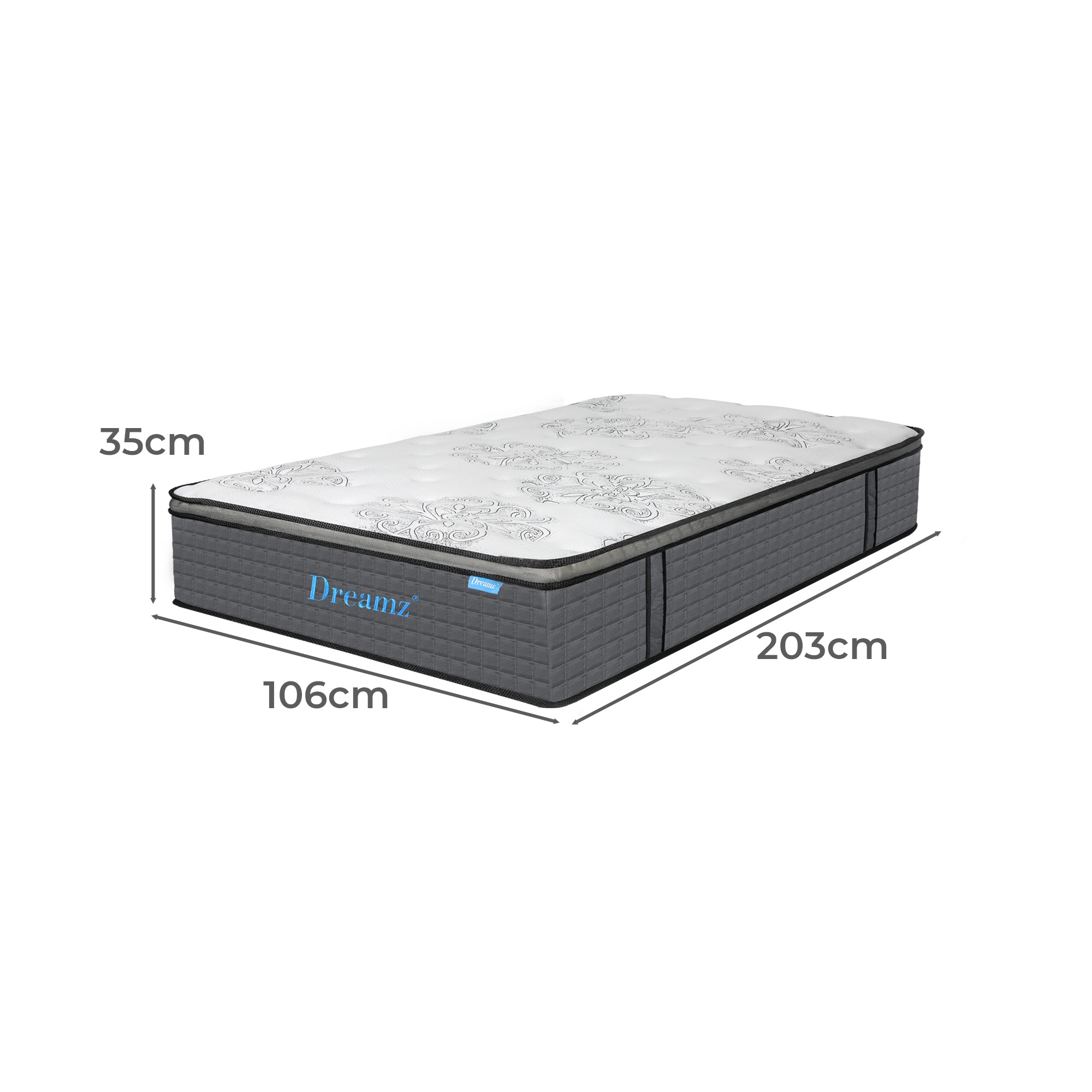 Dreamz Spring Mattress Bed Pocket Egg King Single-1950770001896148994