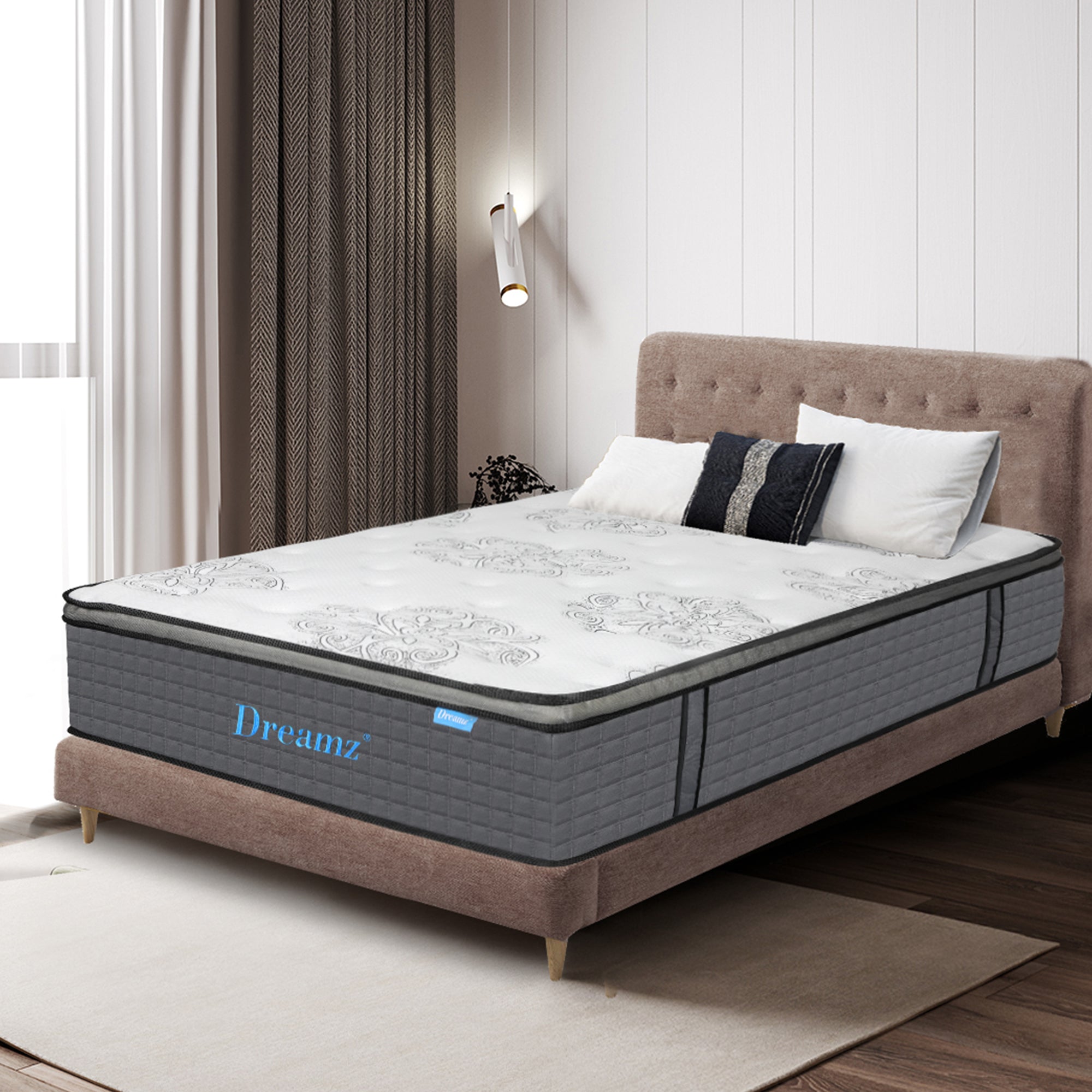 Dreamz Spring Mattress Bed Pocket Egg Queen-1950770002063921158