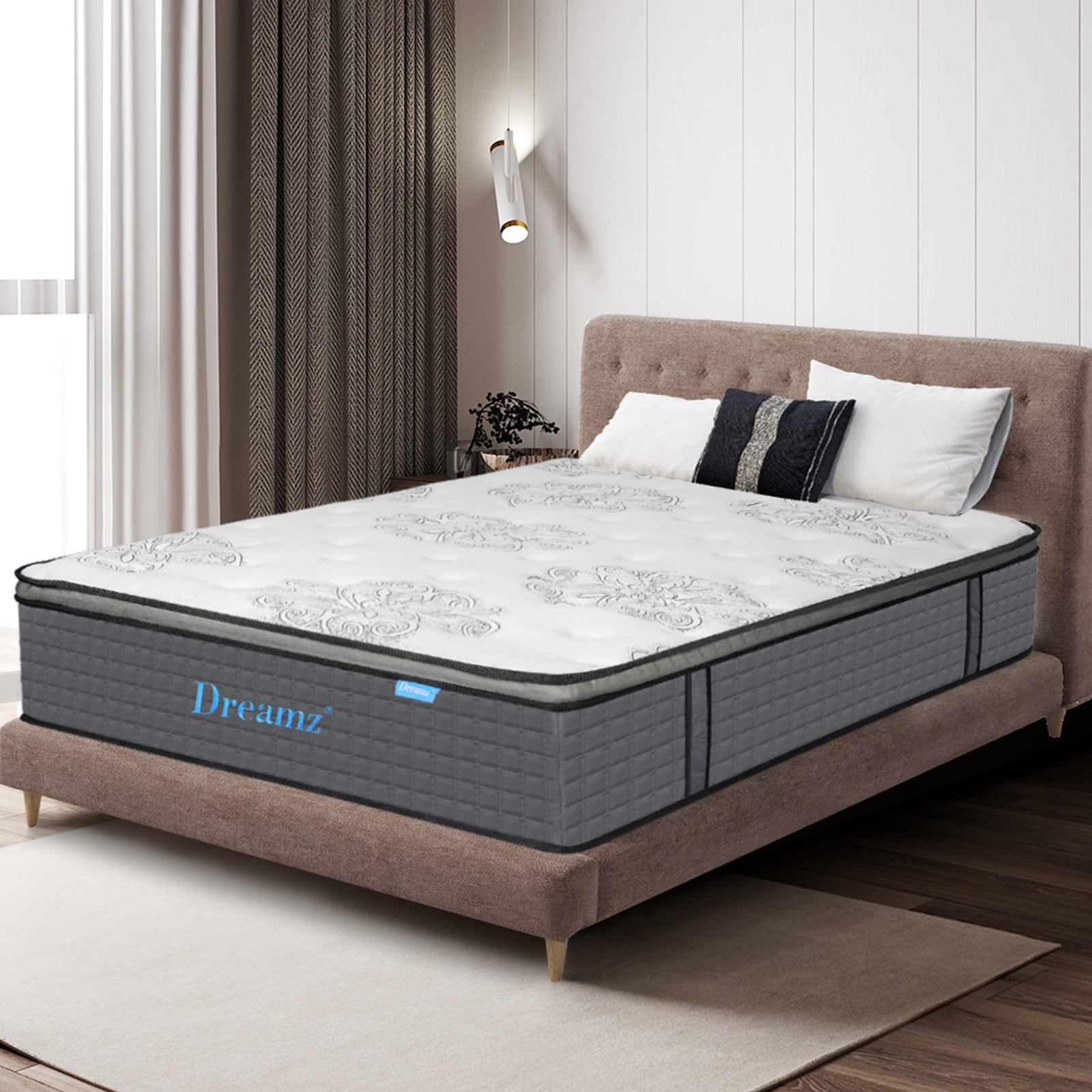 Dreamz Spring Mattress Bed Pocket Egg Super King-1950770002445602822