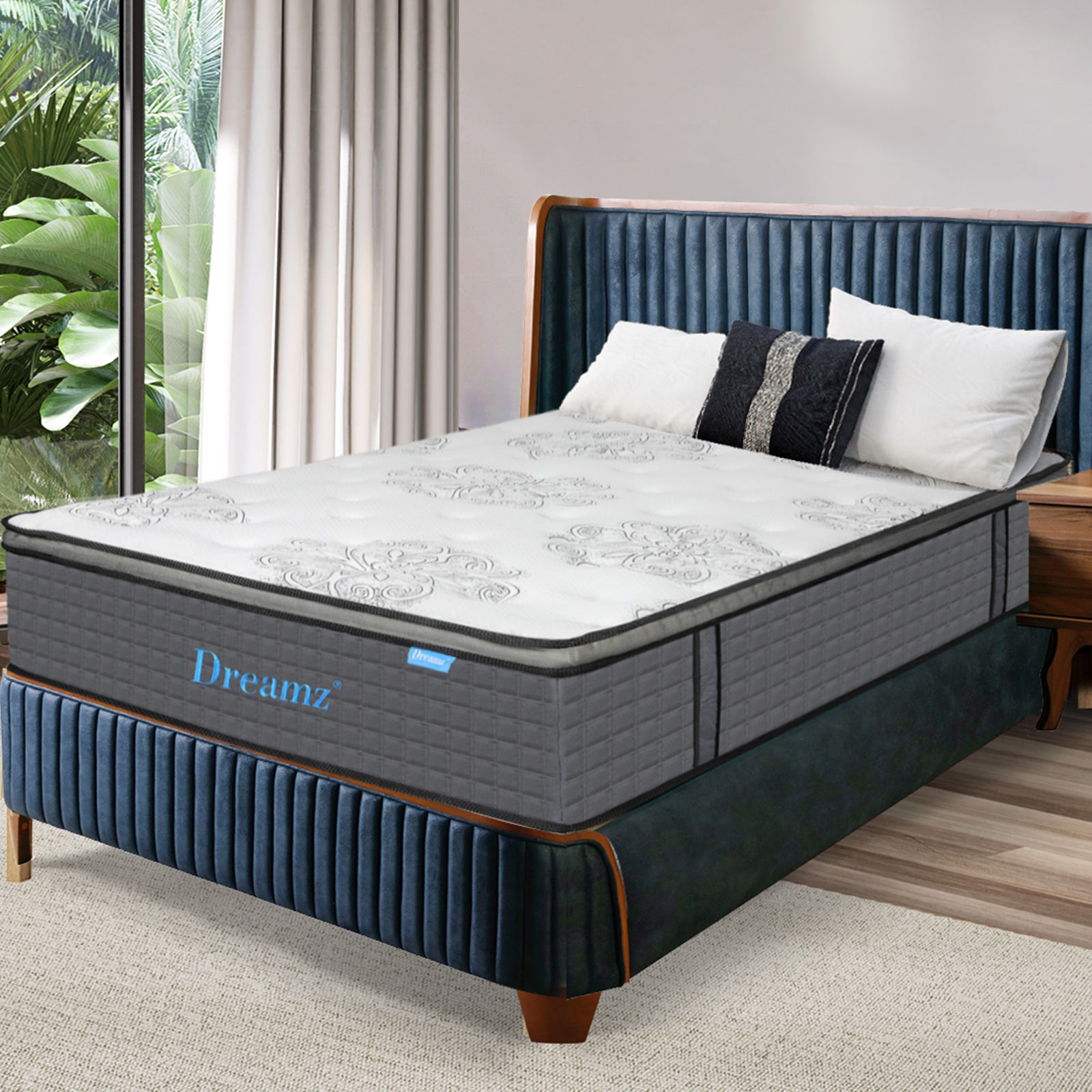 Dreamz Spring Mattress Bed Pocket Egg Super King-1950770002445602823