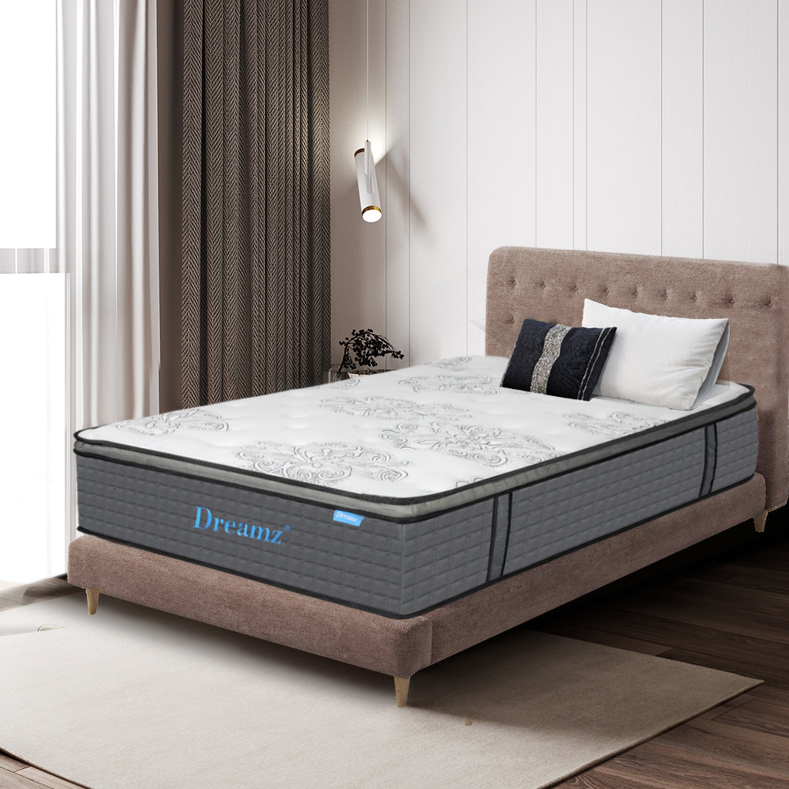 Dreamz Spring Mattress Bed Pocket Egg Single-1950770002248470534