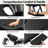 Massage Table 55cm Aluminium 2-Fold Portable 250kg with Bag Cover Black