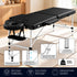 Massage Table 55cm Aluminium 2-Fold Portable 250kg with Bag Cover Black