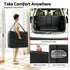 Massage Table 55cm Aluminium 2-Fold Portable 250kg with Bag Cover Black
