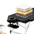 Massage Table 75cm – Aluminium Portable, 250kg Capacity, Adjustable, Black