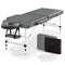 Portable Massage Table Aluminium Folding 55cm Wide Adjustable Height