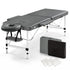Portable Massage Table Aluminium Folding 55cm Wide Adjustable Height