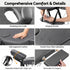 Portable Massage Table Aluminium Folding 55cm Wide Adjustable Height