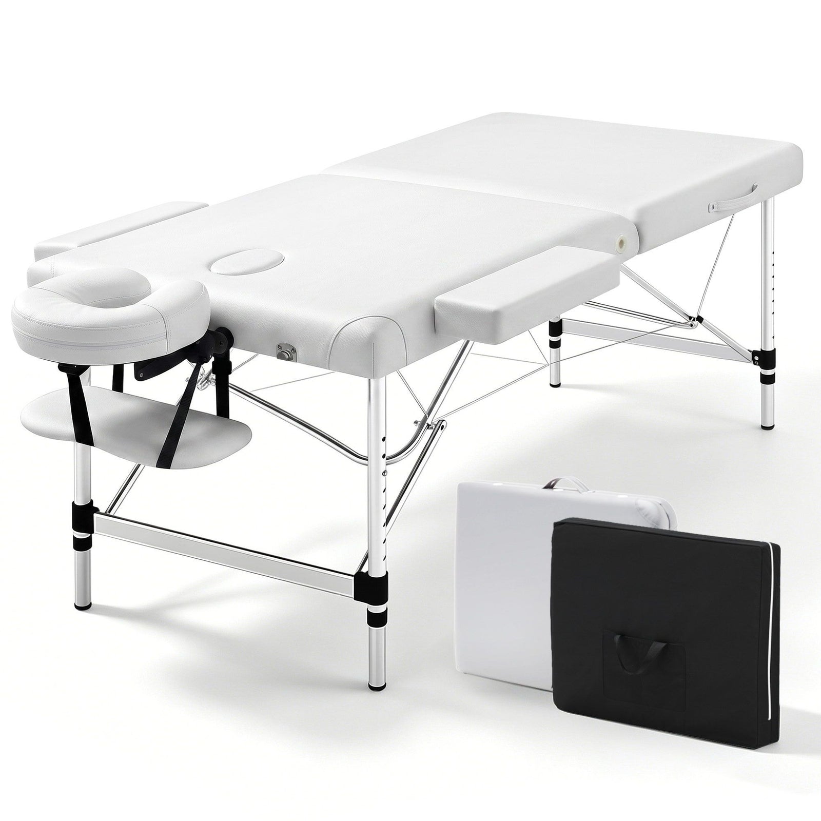 Portable Massage Table 75cm Folding Aluminium Spa Bed 250kg