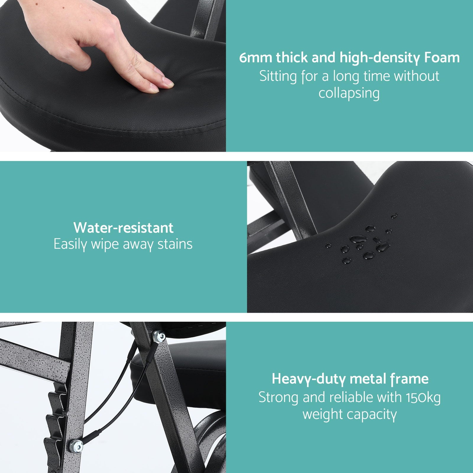 Portable Massage Chair Lightweight Folding Tattoo Lash Beauty Bed