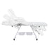 Zenses Beauty Bed with Stool, White, Adjustable Facial Massage Table, Tattoo Chair, Salon Services