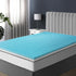 Memory Foam Mattress Topper Reversible Cool Gel 10cm Double