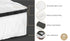 Mattress Topper Pillowtop Airflow Mesh 5cm Queen