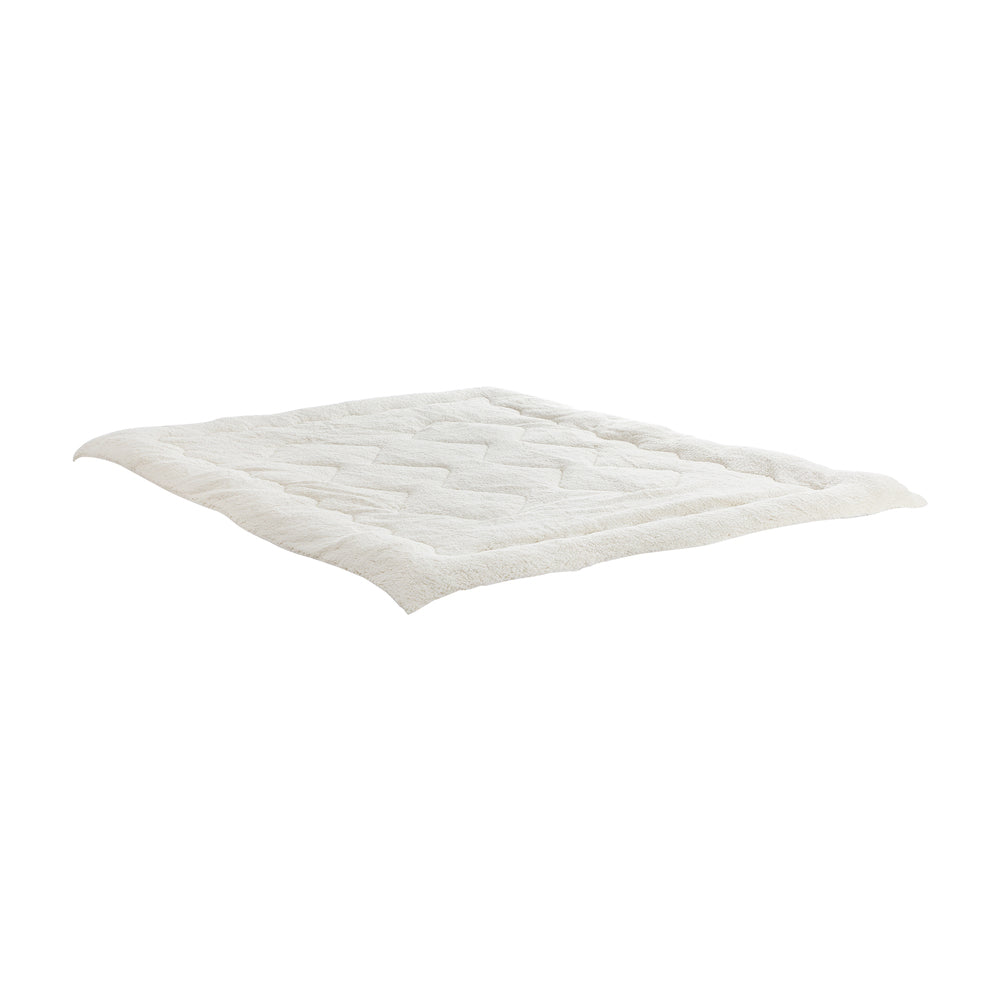 Fleece Mattress Topper Reversible Pillowtop Double